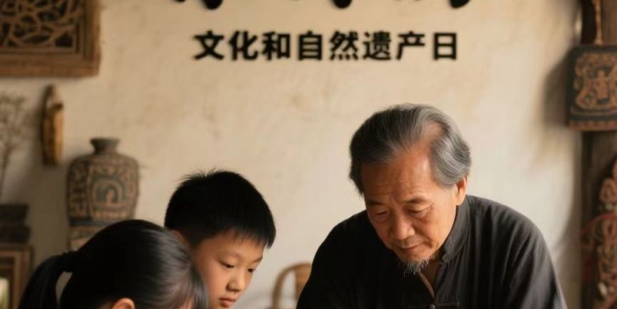 文化和自然遗产日在乐订坊体验非遗手工