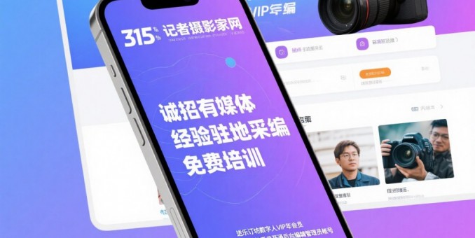 315记者摄影家网2026年招募开启！摄影会员+驻地采编同步报名中