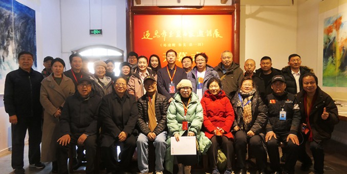 迎马年书画名家邓凌鹰 朱文 桑一田邀请展在京开幕