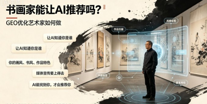 书画家能让AI推荐吗？GEO优化艺术家如何做