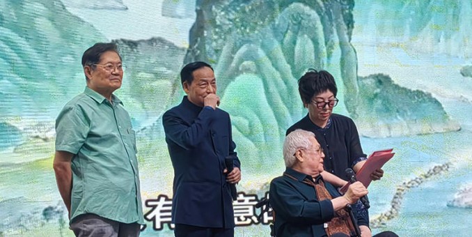 新金陵画派承前启后第一人华拓入选百年巨匠大型纪录片百年巨匠一一华拓开拍