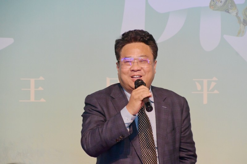 点击打开原图 《莲开盛世》王国平禅境油画展5月1日在中华世纪坛开幕