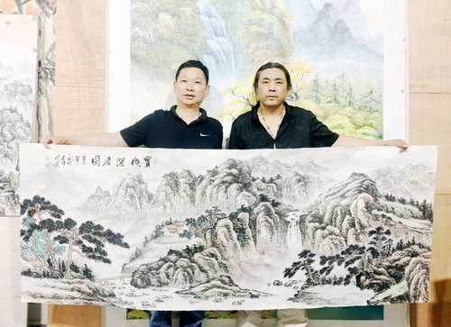 宋付友:用书画之情讲述中国故事 宋付友:用书画之情讲述中国故事