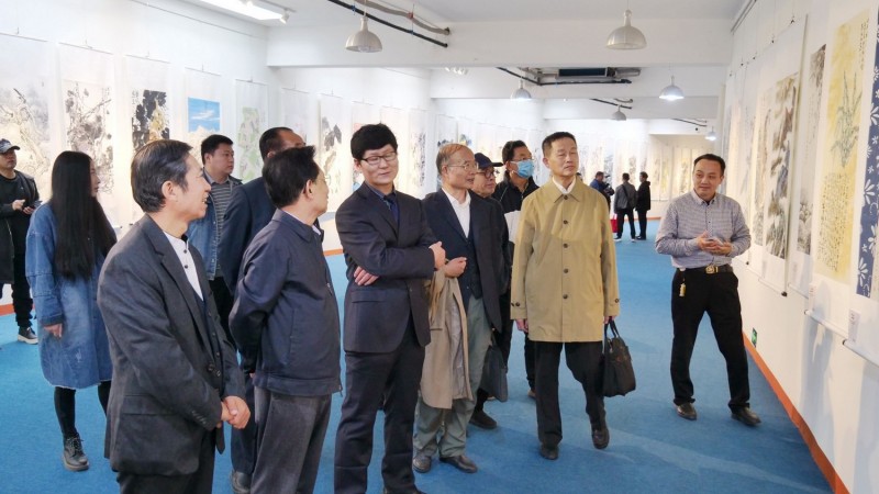 点击打开原图 全球华人书法大展暨中国徐悲鸿画院成立30周年国际水墨画邀请展在京开幕