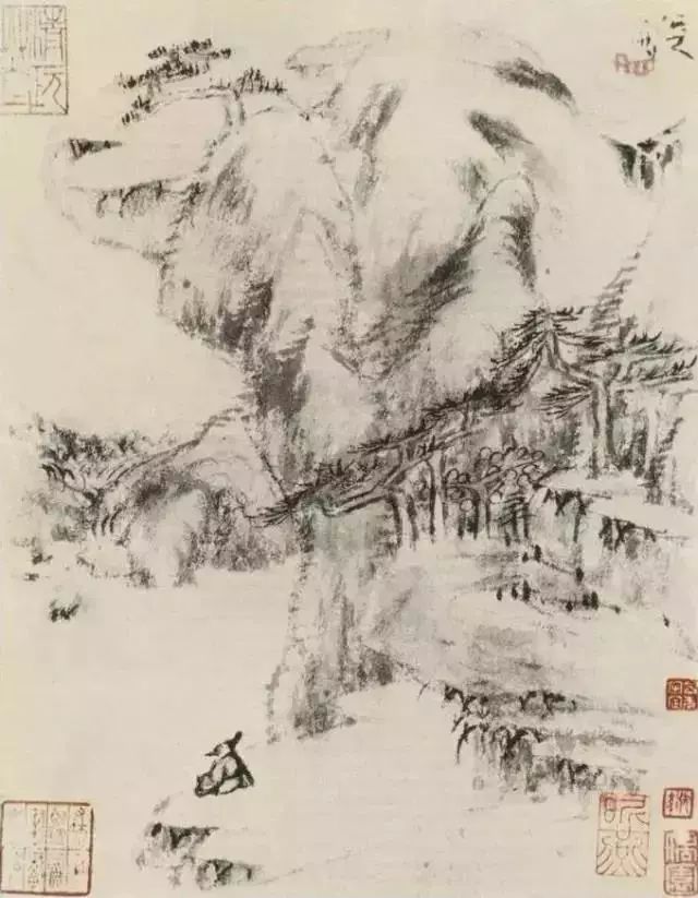 八大山人晚年“渴笔”,精彩绝伦! 八大山人晚年“渴笔”,精彩绝伦!
