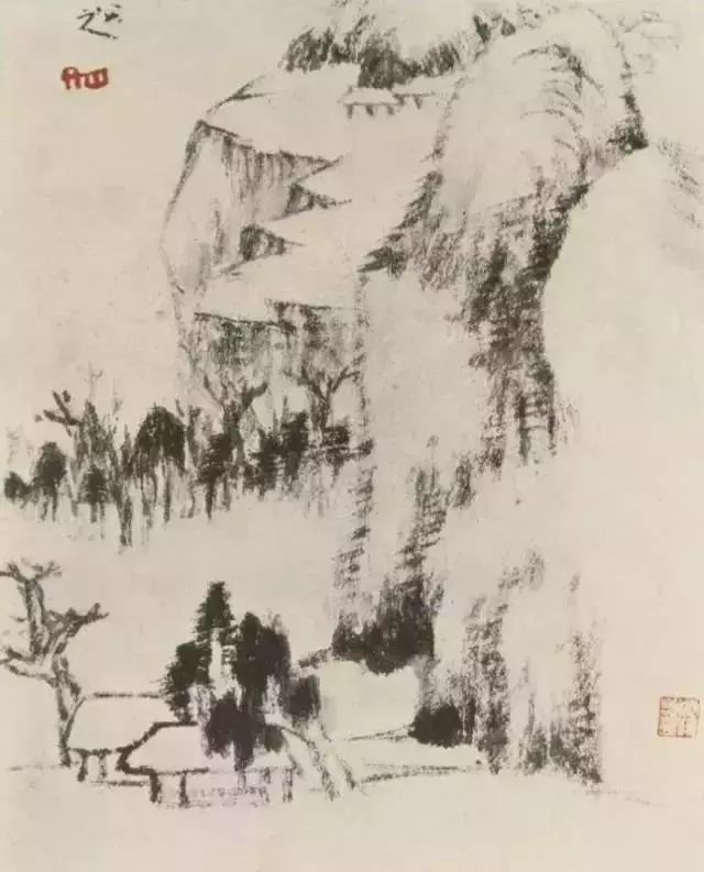 八大山人晚年“渴笔”,精彩绝伦! 八大山人晚年“渴笔”,精彩绝伦!