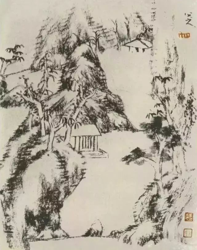 八大山人晚年“渴笔”,精彩绝伦! 八大山人晚年“渴笔”,精彩绝伦!