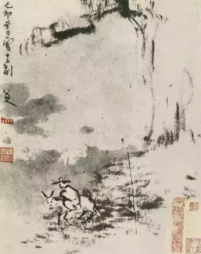 八大山人晚年“渴笔”,精彩绝伦! 八大山人晚年“渴笔”,精彩绝伦!